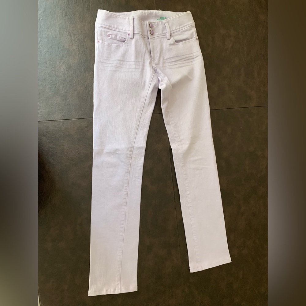 Lilly Pulitzer, Worth Straight Jean in Lavender,  size 0
